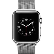 Apple Watch - 38mm Stainless Steel Case with Milanese Loop