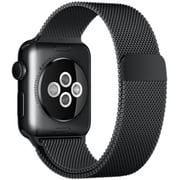 Apple Watch - 38mm Space Black Stainless Steel Case with Space Black Milanese Loop