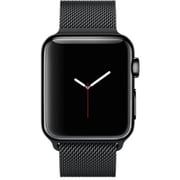Apple Watch - 38mm Space Black Stainless Steel Case with Space Black Milanese Loop