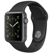 Apple Watch Series 1 - 38mm Space Grey Aluminium Case with Black Sport Band