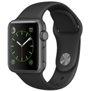 Apple Watch Series 2 - 38mm Space Grey Aluminium Case with Black Sport Band