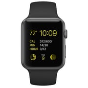 Apple Watch Series 2 - 38mm Space Grey Aluminium Case with Black Sport Band