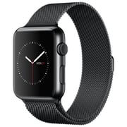 Apple Watch Series 2 - 42mm Space Black Stainless Steel Case with Space Black Milanese Loop