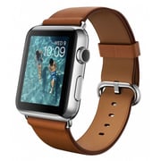 Apple Watch Series 2 - 38mm Stainless Steel Case with Saddle Brown Classic Buckle
