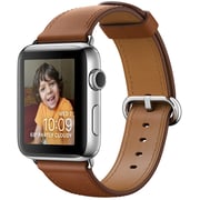Apple Watch Series 2 - 38mm Stainless Steel Case with Saddle Brown Classic Buckle