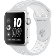 Buy Apple Watch Nike 42mm Silver Aluminium Case with Platinum