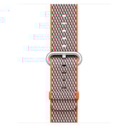 Apple Woven Nylon Band 38mm Spicy Orange Check - MQVE2ZM/A