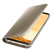 Samsung Clear Standing View Cover Gold For Galaxy S8