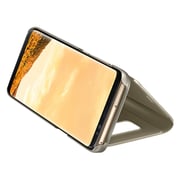 Samsung Clear Standing View Cover Gold For Galaxy S8