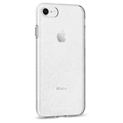 Spigen Liquid Crystal Glitter designed for iPhone SE 3 case cover (2022)/iPhone SE case (2020)/iPhone 8 case/iPhone 7 case - Crystal Quartz