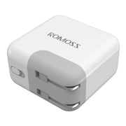 Romoss POWER CUBE 4 Port USB Charger White W/UK Plug