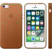 Apple Leather Case Saddle Brown For iPhone SE MNYW2ZM/A