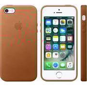Apple Leather Case Saddle Brown For iPhone SE MNYW2ZM/A
