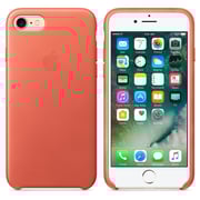 Apple Leather Case Geranium For iPhone 7