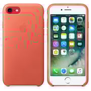 Apple Leather Case Geranium For iPhone 7