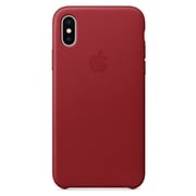 Apple Leather Case Product Red For iPhone X - MQTE2ZM/A
