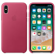 Apple Leather Case Pink Fuchsia For iPhone X - MQTJ2ZM/A