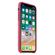 Apple Leather Case Pink Fuchsia For iPhone X - MQTJ2ZM/A