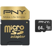 PNY SDU64G10ELIPEREF 100MB/s Elite Performance Micro SDXC Card Card 64GB