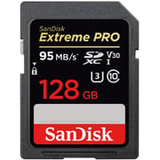 بطاقة ذاكرة SDXC إكستريم برو سعة 128 جيجابايت سانديسك SDSDXXG128GGN4IN