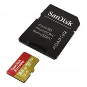 Sandisk Extreme Pro Micro SDXC Card 64GB With Adapter
