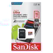 Sandisk Ultra A1 Micro SD Card 16GB With Adapter