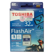 Toshiba FlashAir W-04 Wireless SD Memory Card 32GB