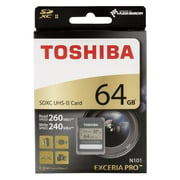 Toshiba Exceria Pro SDHC II SD Card 64GB - THNN101K0640E6