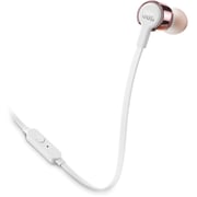 JBL T210 In Ear Wired Headphone Rose Gold