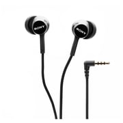 Sony In-Ear Headphones with Mic Black MDREX155APB