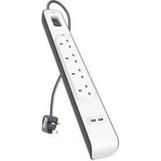 Belkin BSV401AF2M Surge Protector 4Outlet 2USB 2.4A