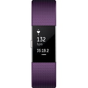 Fitbit Charge 2 Wristband Laryon Plum Silver Small - FB407SPMSEU