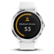 Garmin Vivoactive 3 GPS Smart Watch With White Silicone Strap
