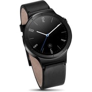 Huawei Watch W1 Smart Watch – Black Case/Black Leather Band