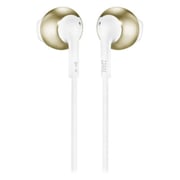 JBL T205 Wired Earbud Headphone Champagne Gold