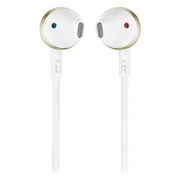 JBL T205 Wired Earbud Headphone Champagne Gold