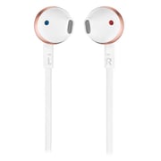 JBL T205 Wired Earbud Headphone Rose Gold