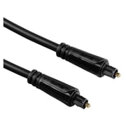 Hama 122258 Audio Optical Fibre Cable ODT Plug Toslink Gold-Plated 5M