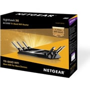Netgear R8000100UKS X6 AC3200 Night Hawk Wireless Tri-Band Router