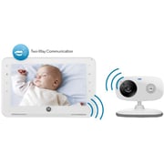 Motorola MBP867 LCD Digital Video Baby Monitor White 7inch