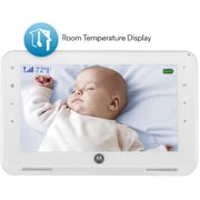 Motorola MBP867 LCD Digital Video Baby Monitor White 7inch