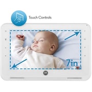 Motorola MBP867 LCD Digital Video Baby Monitor White 7inch