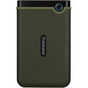 Transcend Storejet 1TB Portable Hard Drive Military Green