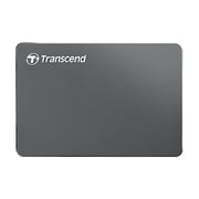 Transcend StoreJet Extra Slim Portable Hard Drive 2TB Aluminium TS2TSJ25C3N