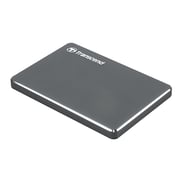 Transcend StoreJet Extra Slim Portable Hard Drive 2TB Aluminium TS2TSJ25C3N