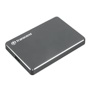 Transcend StoreJet Extra Slim Portable Hard Drive 2TB Aluminium TS2TSJ25C3N