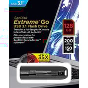 Sandisk Extreme Go USB 3.1 Flash Drive 128GB SDCZ800128GG46