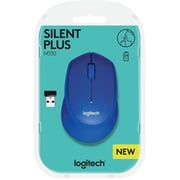 Logitech M330 Silent Plus Wireless Optical Mouse Blue