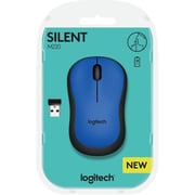 Logitech 910004879 M220 Silent Wireless Mobile Mouse Blue