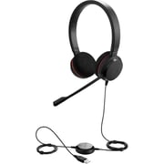 Jabra EVOLVE 20 MS Stereo Wired Headset Black